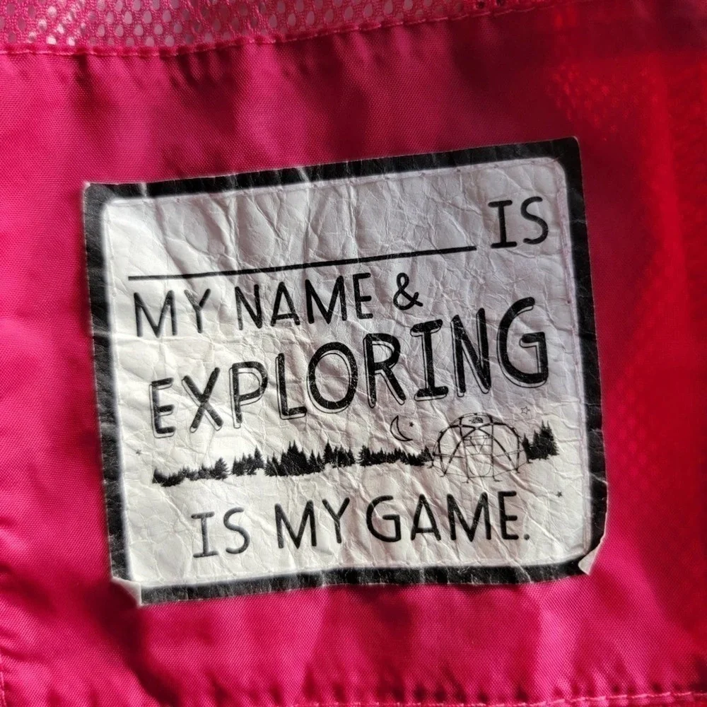 THE NORTH FACE Pink & Gray Dryvent Girls Jacket- Size M ( 10/12)